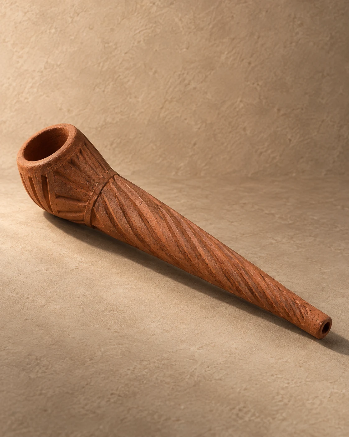 Terra study, a ceramic chillum concept design